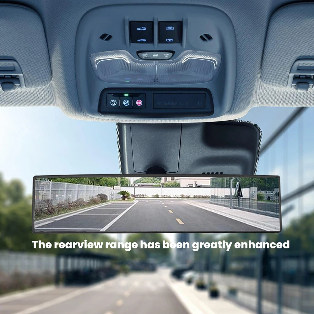 Car Baby Mirrors Interior Rear View Mirror Wide Angle Convex Rearview Mirror Anti Glare Large Vision Panoramic Auxiliary Monito