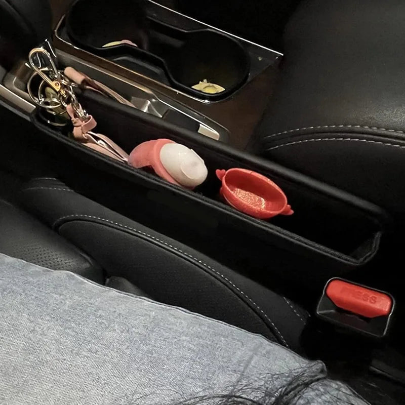 Leather Car Seat Gap Filler Organizer and Storages Automotive Accessories Universal for Car SUV Truck Fill The Gap