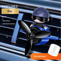 Car Air Freshener Aromatherapy Accessories Interior Perfume Diffuser Rotating Propeller Outlet Fragrance Cartoon Design Supplies