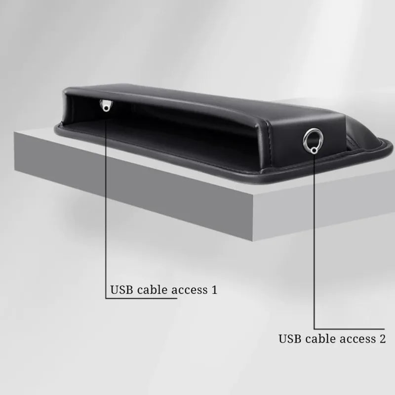 Leather Car Seat Gap Filler Organizer and Storages Automotive Accessories Universal for Car SUV Truck Fill The Gap